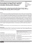 Cover page: Converting Treatment Plans From Helical Tomotherapy to L-Shape Linac: Clinical Workflow and Dosimetric Evaluation