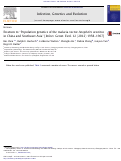 Cover page: Erratum to “Population genetics of the malaria vector Anopheles aconitus in China and Southeast Asia” [Infect. Genet. Evol. 12 (2012) 1958–1967]