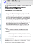 Cover page: Modeling cocaine relapse in rodents: Behavioral considerations and circuit mechanisms