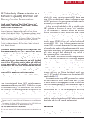 Cover page: HIV Antibody Characterization as a Method to Quantify Reservoir Size During Curative Interventions