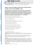 Cover page: Association of sputum and blood eosinophil concentrations with clinical measures of COPD severity: an analysis of the SPIROMICS cohort