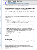 Cover page: Short interpregnancy interval as a risk factor for preterm birth in non-Hispanic Black and White women in California