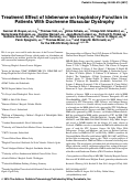 Cover page: Treatment effect of idebenone on inspiratory function in patients with Duchenne muscular dystrophy.