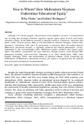 Cover page: Nice to Whom?: How Midwestern Niceness Undermines Educational Equity