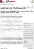 Cover page: Clearing the plate: a strategic approach to mitigate well-to-well contamination in large-scale microbiome studies.