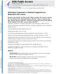 Cover page: Pathologists' agreement on treatment suggestions for melanocytic skin lesions