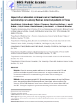 Cover page: Impact of acculturation on breast cancer treatment and survivorship care among Mexican American patients in Texas