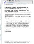 Cover page: Protein cysteine oxidation in redox signaling: Caveats on sulfenic acid detection and quantification.