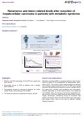 Cover page: Recurrence and tumor-related death after resection of hepatocellular carcinoma in patients with metabolic syndrome.