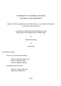 Cover page: Quality of Life among Patients with Celiac Disease: Assessment and Treatment in an Understudied Population