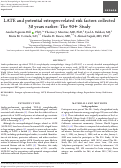 Cover page: LATE and potential estrogen-related risk factors collected 30 years earlier: The 90+ Study