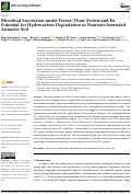 Cover page: Microbial Succession under Freeze–Thaw Events and Its Potential for Hydrocarbon Degradation in Nutrient-Amended Antarctic Soil