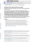 Cover page: Guidelines for the primary prevention of stroke: a statement for healthcare professionals from the American Heart Association/American Stroke Association.