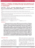 Cover page: MAPK1 E322K mutation increases head and neck squamous cell carcinoma sensitivity to erlotinib through enhanced secretion of amphiregulin