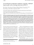 Cover page: A novel human autoimmune syndrome caused by combined hypomorphic and activating mutations in ZAP-70