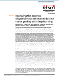 Cover page: Improving the accuracy of gastrointestinal neuroendocrine tumor grading with&nbsp;deep learning.