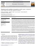 Cover page: Abundances and variability of tropospheric volatile organic compounds at the South Pole and other Antarctic locations