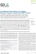 Cover page: Cas9-Mediated Gene-Editing in the Malaria Mosquito Anopheles stephensi by ReMOT Control