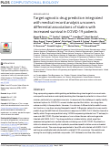 Cover page: Target-agnostic drug prediction integrated with medical record analysis uncovers differential associations of statins with increased survival in COVID-19 patients