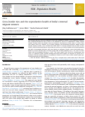 Cover page: Cross-border ties and the reproductive health of India's internal migrant women