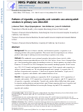 Cover page: Patterns of cigarette, e-cigarette, and cannabis use among adult smokers in primary care 2014–2015