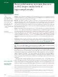 Cover page: Better verbal memory in women than men in MCI despite similar levels of hippocampal atrophy