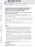 Cover page: Trabecular bone score and its association with Cobb angle kyphosis in older men: a cross-sectional study for the Osteoporotic Fractures in Men (MrOS) Study