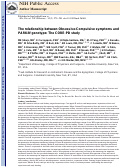 Cover page: The relationship between obsessive‐compulsive symptoms and PARKIN genotype: The CORE‐PD study