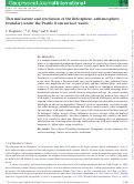 Cover page: Thermal nature and resolution of the lithosphere–asthenosphere boundary under the Pacific from surface waves