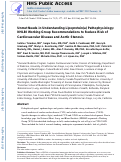 Cover page: NHLBI Working Group Recommendations to Reduce Lipoprotein(a)-Mediated Risk&nbsp;of&nbsp;Cardiovascular Disease and Aortic&nbsp;Stenosis