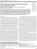 Cover page: Genome elimination mediated by gene expression from a selfish chromosome