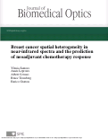 Cover page: Breast cancer spatial heterogeneity in near-infrared spectra and the prediction of neoadjuvant chemotherapy response