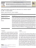 Cover page: Small-mass graphite preparation by sealed tube zinc reduction method for AMS 14C measurements