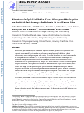 Cover page: Alterations in opioid inhibition cause widespread nociception but do not affect anxiety-like behavior in oral cancer mice