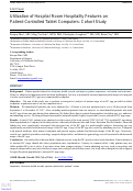 Cover page: Utilization of Hospital Room Hospitality Features on Patient-Controlled Tablet Computers: Cohort Study.