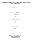 Cover page: Probabilistic Methods for the Inference of Selection and Demography from Ancient Human Genomes