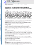 Cover page: Characteristics of Graft-Versus-Host Disease (GvHD) After Post-Transplantation Cyclophosphamide Versus Conventional GvHD Prophylaxis.