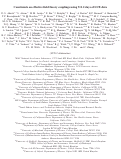 Cover page: Constraints on effective field theory couplings using 311.2 days of LUX data