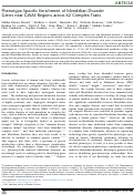 Cover page: Phenotype-Specific Enrichment of Mendelian Disorder Genes near GWAS Regions across 62 Complex Traits