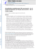 Cover page: Autoantibodies neutralizing type I IFNs are present in ~4% of uninfected individuals over 70 years old and account for ~20% of COVID-19 deaths