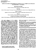 Cover page: Effect of linear alkylbenzene sulfonate on Cu<sup>2+</sup> removal by Spirulina platensis strain (FACHB-834)