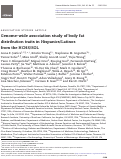 Cover page: Genome-wide association study of body fat distribution traits in Hispanics/Latinos from the HCHS/SOL