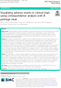 Cover page: Visualizing adverse events in clinical trials using correspondence analysis with R-package visae