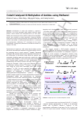 Cover page: Cobalt Catalyzed N‐Methylation of Amides using Methanol