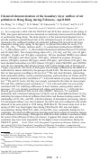 Cover page: Chemical characterization of the boundary layer outflow of air pollution to Hong Kong during February–April 2001