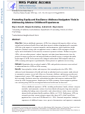 Cover page: Promoting Equity and Resilience: Wellness Navigators’ Role in Addressing Adverse Childhood Experiences