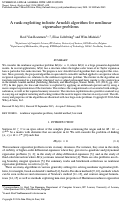 Cover page: A rank‐exploiting infinite Arnoldi algorithm for nonlinear eigenvalue problems