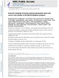 Cover page: Genomic integrity of human induced pluripotent stem cells across nine studies in the NHLBI NextGen program