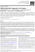 Cover page: Optimal gap-affine alignment in O(s) space