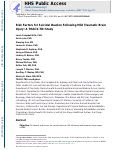 Cover page: Risk Factors for Suicidal Ideation Following Mild Traumatic Brain Injury: A TRACK-TBI Study.